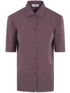 Jil Sander 150 Oversized Shirt In Purple