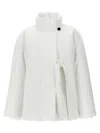 Jil Sander White Cotton Down Jacket In White