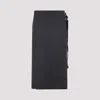Jil Sander Tailored High-waisted Maxi Skirt With Aesthetic In Black