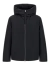Jil Sander Men Black Polyester Down Jacket In Black