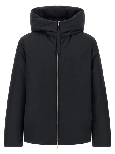 JIL SANDER 159 PUFFER JACKETS BLACK