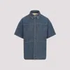 Jil Sander 168 Short Sleeve Shirt In Blue