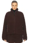 Jil Sander 173 Gd Zip Up Jacket In Purple