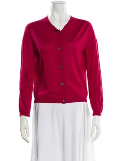 Pre-owned Jil Sander 2000's Cashmere Sweater In Red