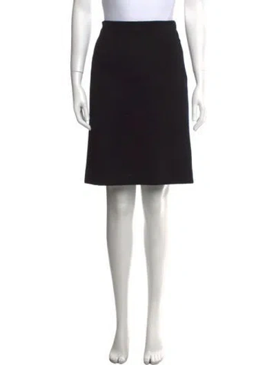 Pre-owned Jil Sander 2000's Knee-length Skirt In Black