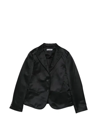 Pre-owned Jil Sander 2000s Single-breasted Blazer In 黑色