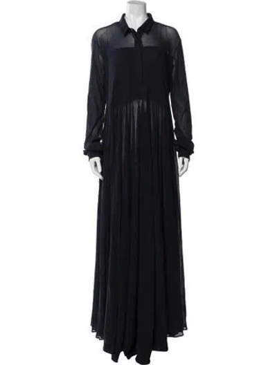 Pre-owned Jil Sander 2010's Long Dress In Black