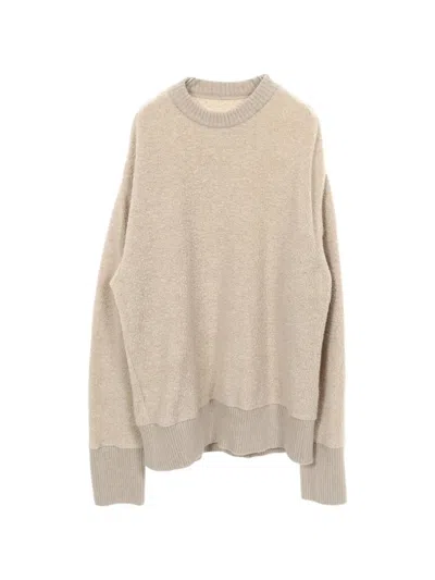 Pre-owned Jil Sander 2010s Boa Knitted Sweater In Neutrals