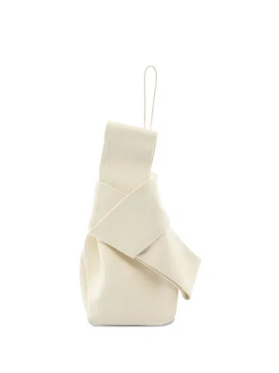 Pre-owned Jil Sander 2010s Bow Handbag In White