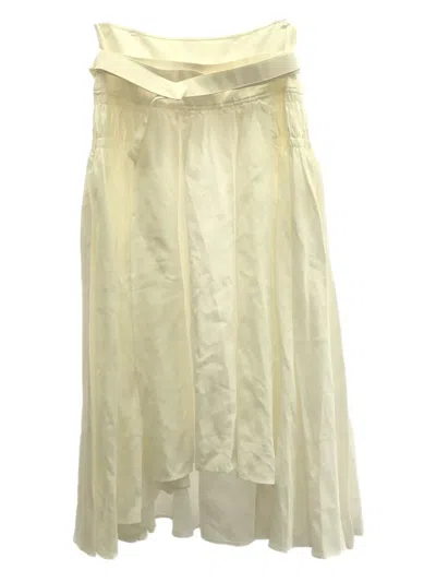 Pre-owned Jil Sander 2010s Pleated Midi Skirt