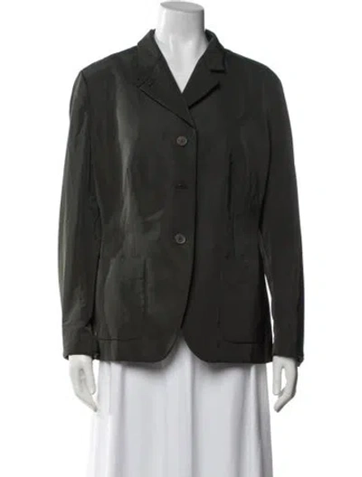Pre-owned Jil Sander 2012 Blazer In Green