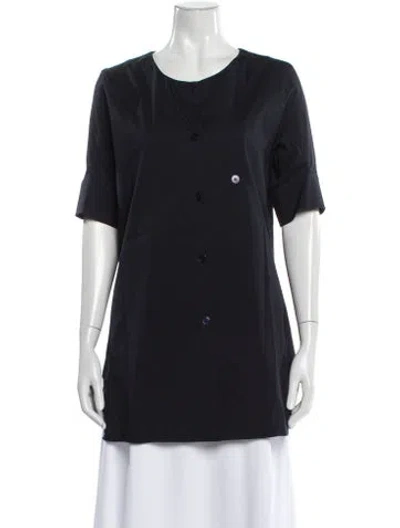 Pre-owned Jil Sander 2012 Crew Neck Tunic In Blue