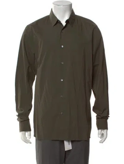 Pre-owned Jil Sander 2012 Long Sleeve Dress Shirt In Green