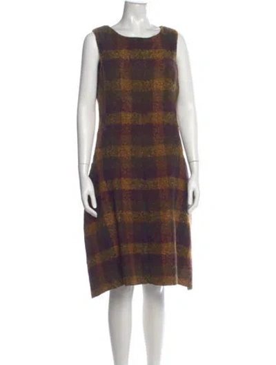 Pre-owned Jil Sander 2013 Knee-length Dress In Brown