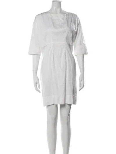 Pre-owned Jil Sander 2013 Knee-length Dress In Neutrals