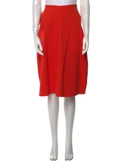 Pre-owned Jil Sander 2013 Knee-length Skirt In Orange