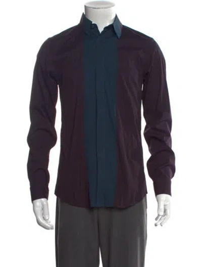 Pre-owned Jil Sander 2013 Long Sleeve Dress Shirt In Blue