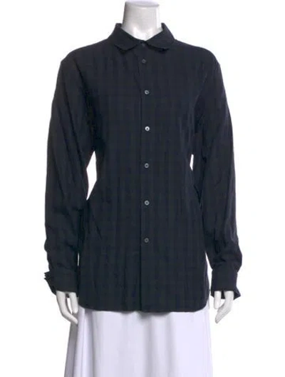 Pre-owned Jil Sander 2013 Long Sleeve Dress Shirt In Blue