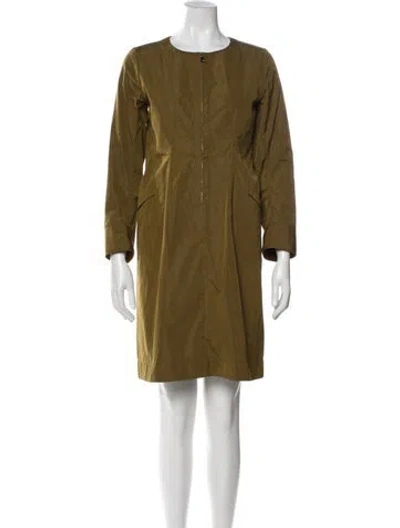 Pre-owned Jil Sander 2013 Mini Dress In Green