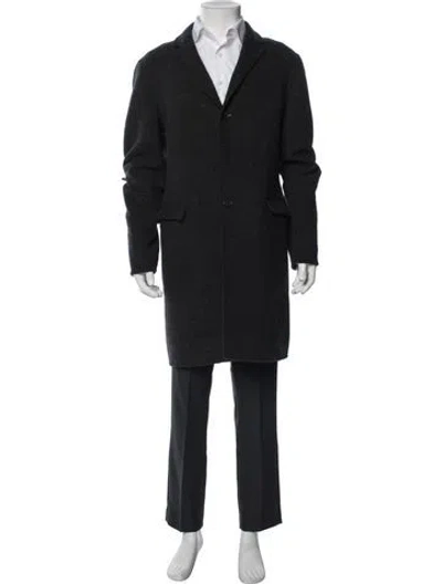 Pre-owned Jil Sander 2016 Wool Coat In Gray