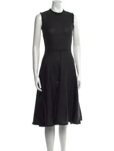 Pre-owned Jil Sander 2017 Knee-length Dress In Black