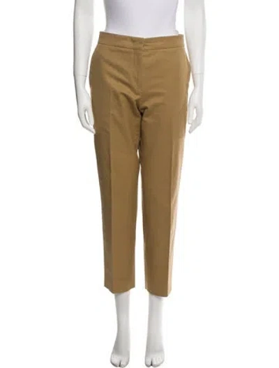 Pre-owned Jil Sander 2018 Straight Leg Pants In Brown