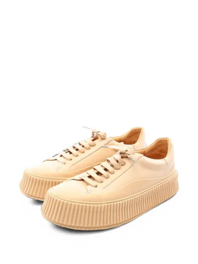 Pre-owned Jil Sander 2020s Platform Sneakers In Neutrals