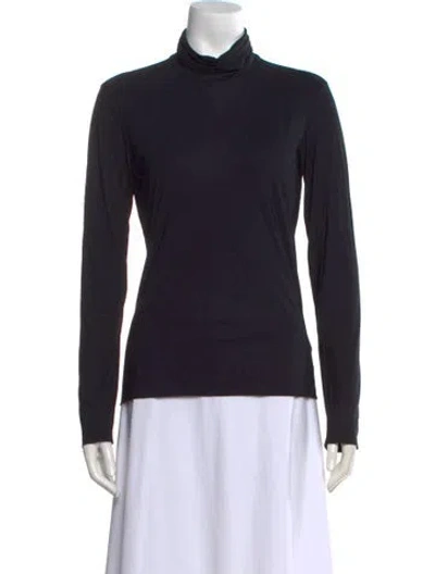 Pre-owned Jil Sander 2021 Turtleneck Top In Blue