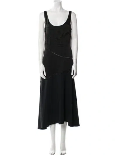 Pre-owned Jil Sander 2023 Long Dress In Black