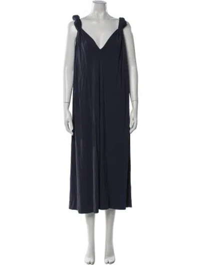 Pre-owned Jil Sander 2023 Midi Length Dress In Blue