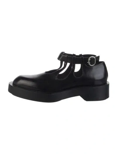 Pre-owned Jil Sander 2024 Leather Loafers In Black