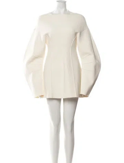 Pre-owned Jil Sander 2024 Mini Dress In Neutral