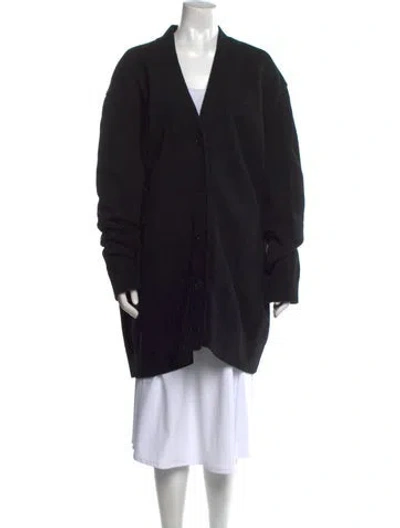 Pre-owned Jil Sander 2025 Virgin Wool Sweater In Black