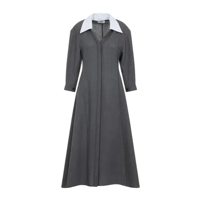 JIL SANDER JIL SANDER 230 MF MIDI DRESS