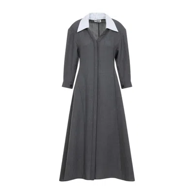 JIL SANDER 230 MF MIDI DRESS