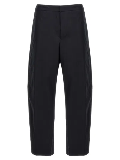 Jil Sander Trousers Featuring Elastic Waistband And Back Pockets In Black