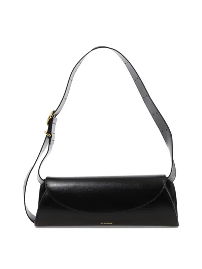 Jil Sander Black Small Cannolo Bag