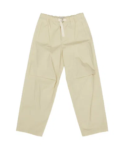 Jil Sander 268 Wide Leg Pants In Brown