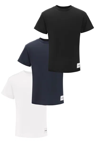 Jil Sander 3 Cotton T-shirt Set In 0