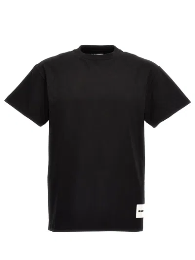 JIL SANDER 3-PACK LOGO PATCH T-SHIRT