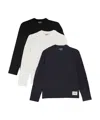 Jil Sander Pack Of Three T-shirts In Multi