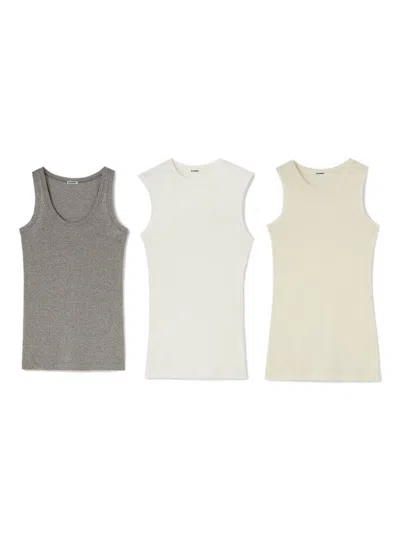 JIL SANDER 3 PACK TANK TOP