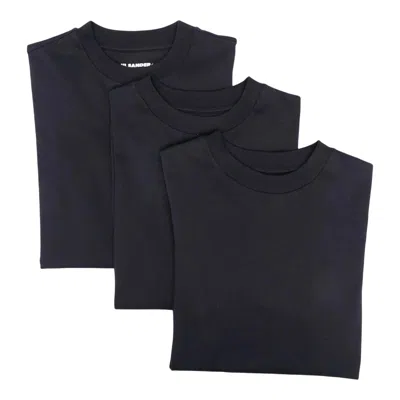 Jil Sander 3 Pack T-shirt In Blue