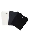 Jil Sander 3 T-shirt Pack With Logo Patch