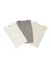 Jil Sander 3 Tank Top Pack In Cotton Woman In Multicolour