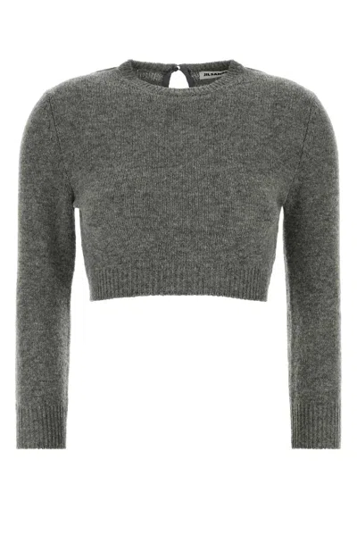 JIL SANDER JIL SANDER 3/4 SLV CN CROP JUMPER