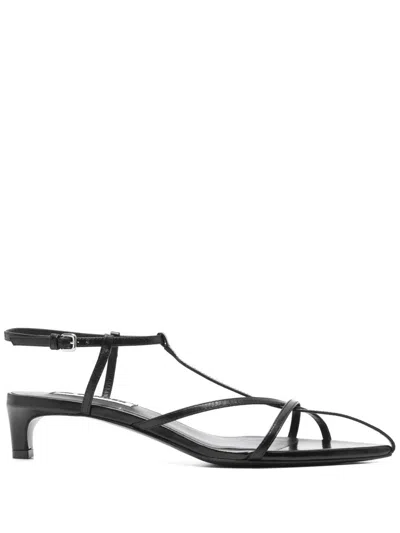 Jil Sander 35mm New Tripon Sandals In Black