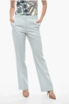 Jil Sander Pants In Cyan Wool