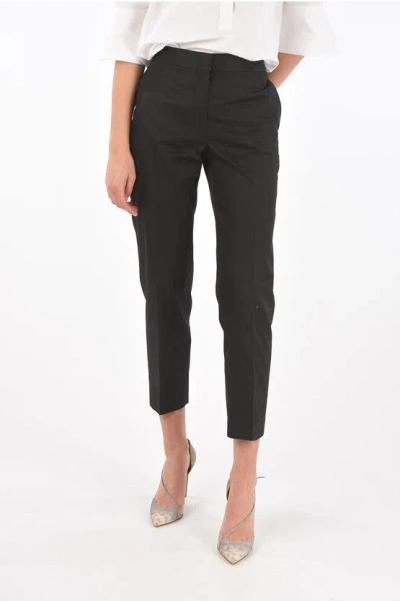 Jil Sander 4 Pocket Hidden Fastening Pants In Black