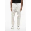 Jil Sander 4-pocketed Twill Cotton Pants With Elastic Waistband